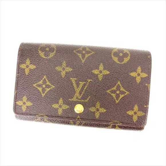 Louis Vuitton Wallet Purse Monogram Brown Woman Authentic Used Y141 - Picture 1 of 3